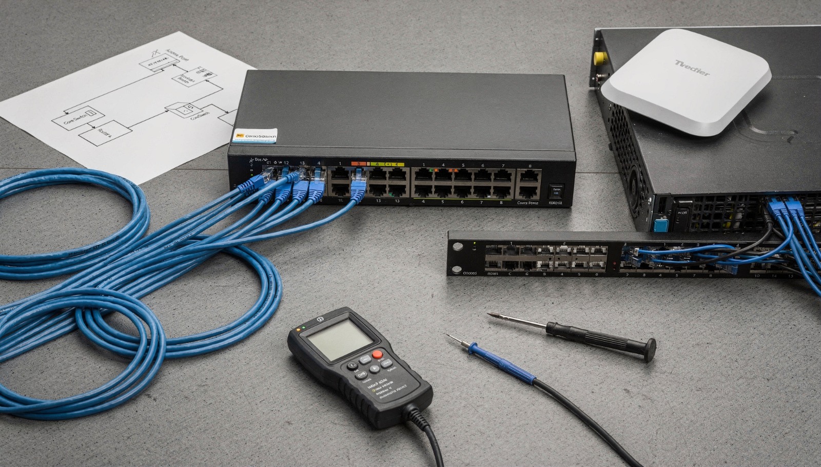 Installation réseau d'entreprise